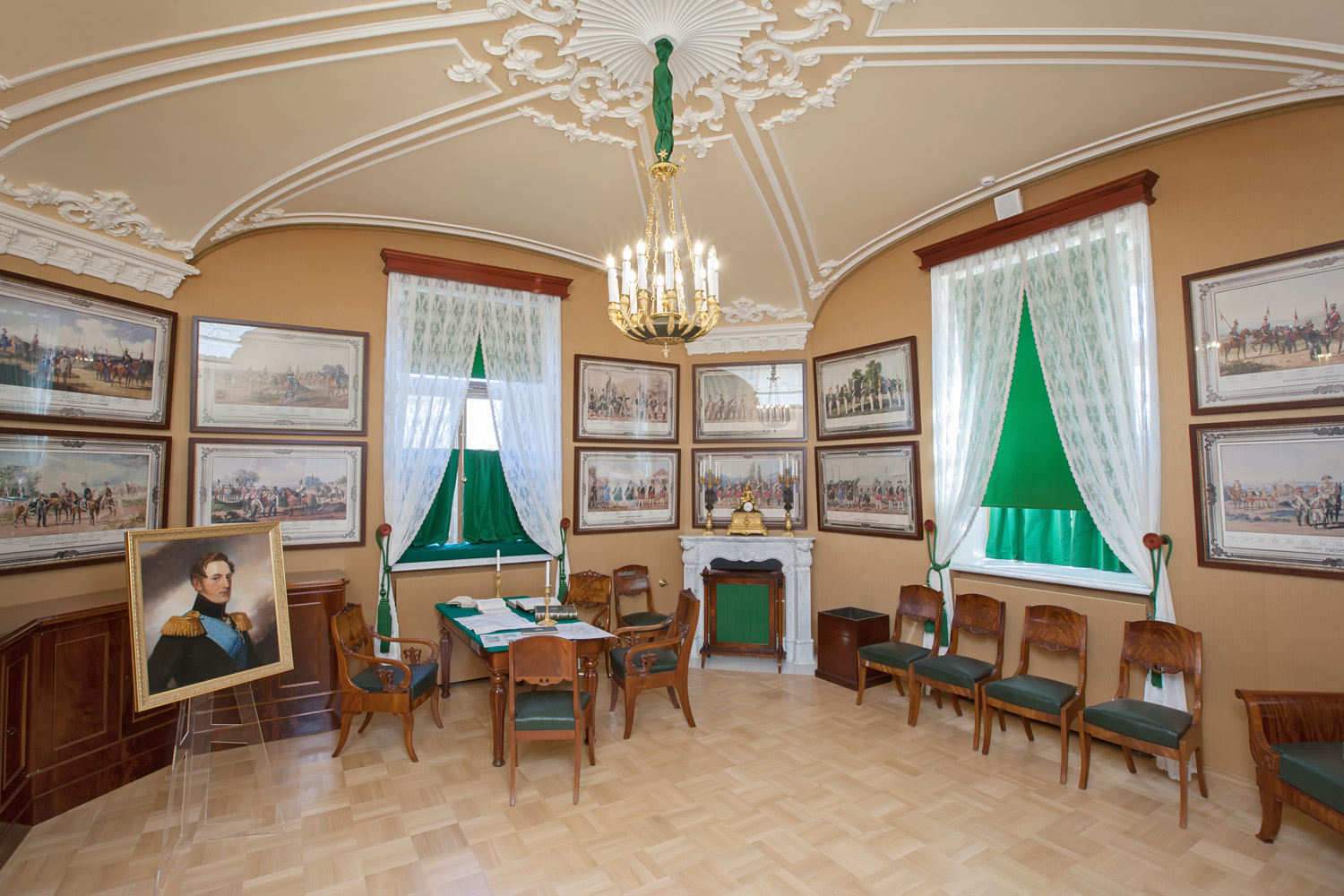 The Rooms of Nicholas I in the Gatchina Palace