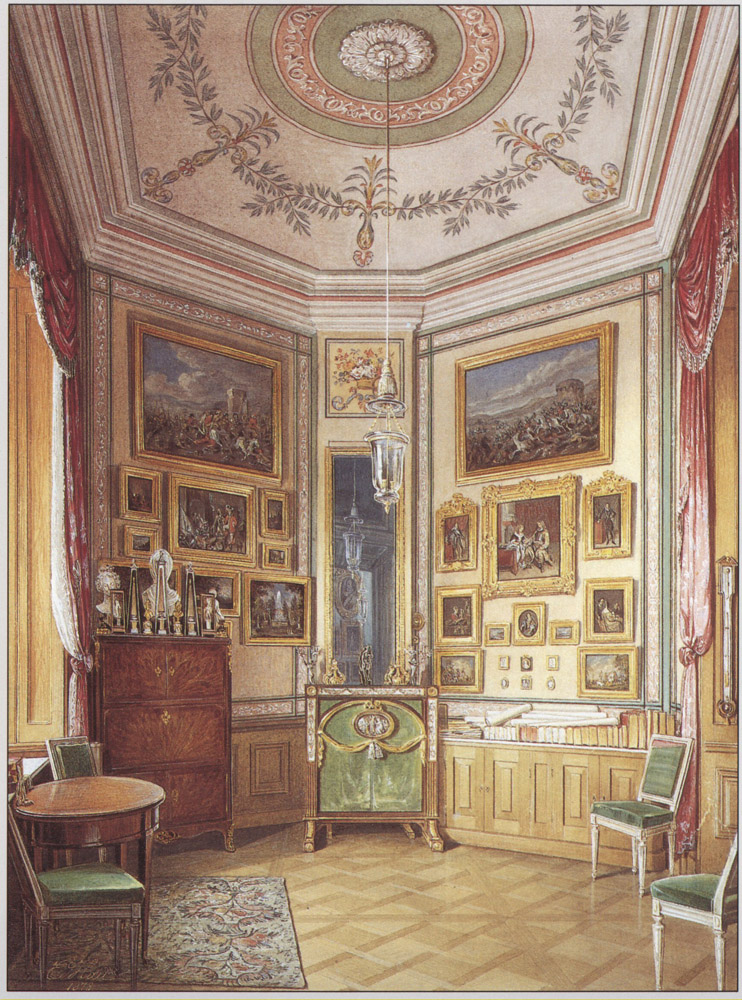 Картинное убранство личных комнат Павла I в Гатчинском дворце